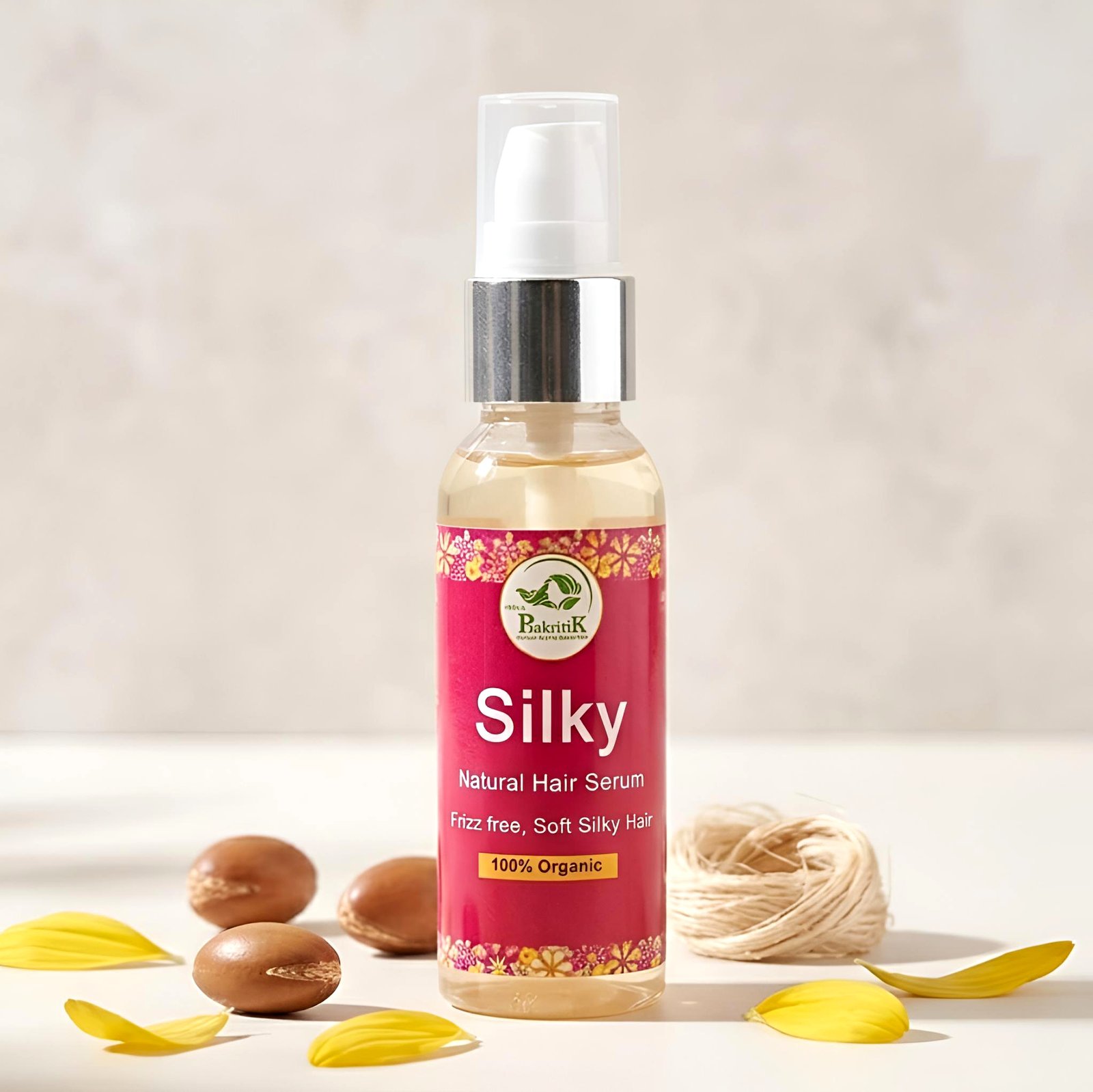 Silky – Natural Hair   Serum