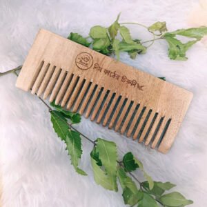 Neem Wood Shampoo Comb (Wide Tooth)