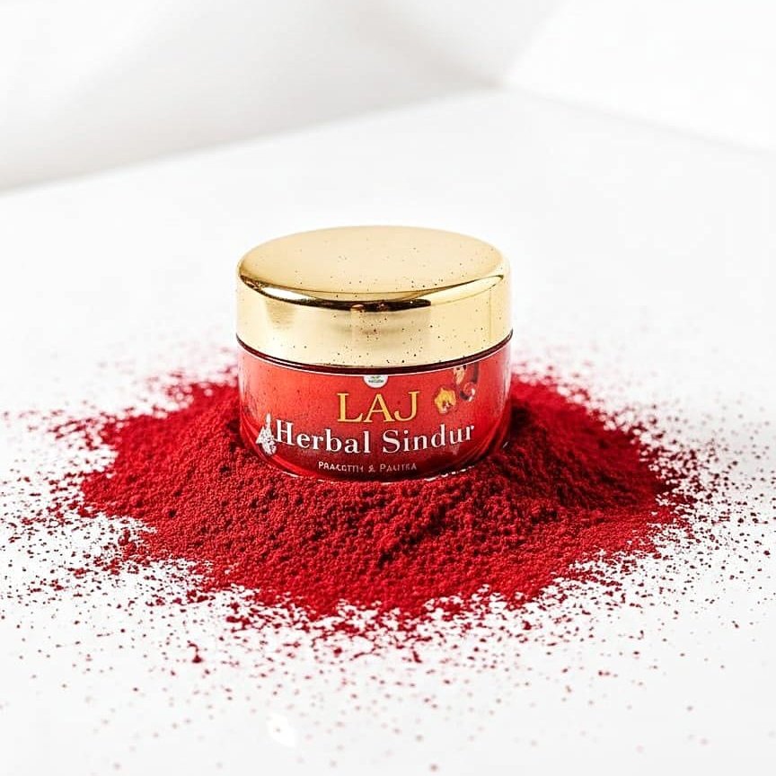 Laj - Herbal Sindur (Dust- Red ) - Image 2