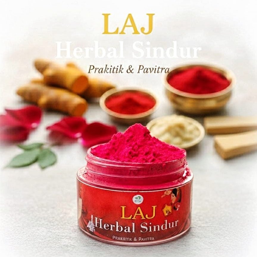 Laj - Herbal Sindur (Dust- Red ) - Image 3